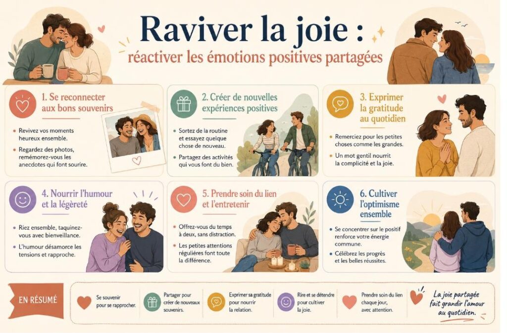 Raviver la joie : réactiver les émotions positives partagées