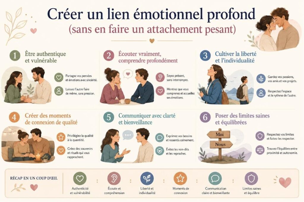 Créer un lien émotionnel profond (sans en faire un attachement pesant)