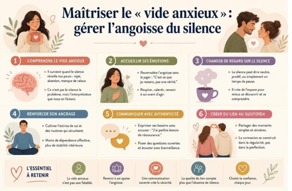 Maîtriser le « vide anxieux » : gérer l’angoisse du silence