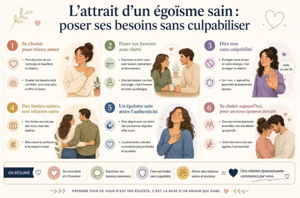 L’attrait d’un égoïsme sain : poser ses besoins sans culpabiliser