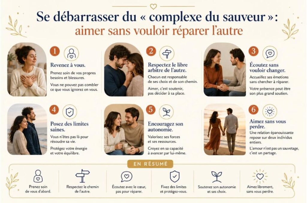 Se débarrasser du « complexe du sauveur » : aimer sans vouloir réparer l'autre