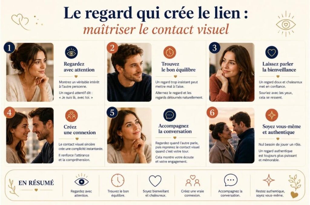 Le regard qui crée le lien : maîtriser le contact visuel