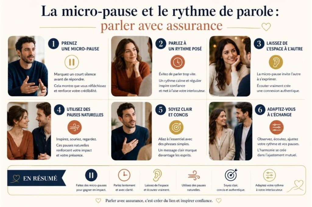 La micro-pause et le rythme de parole : parler avec assurance