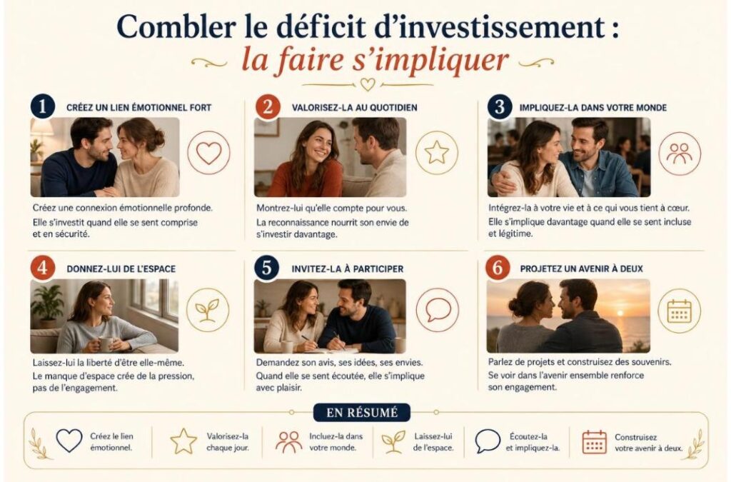 Combler le déficit d'investissement : la faire s'impliquer