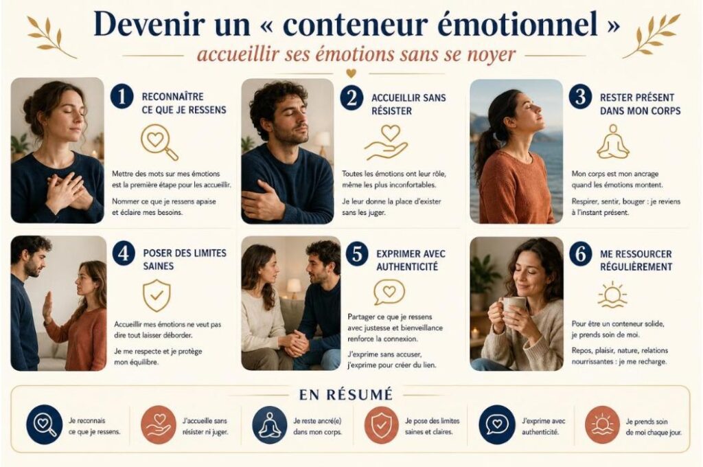 Devenir un « conteneur émotionnel » : accueillir ses émotions sans se noyer