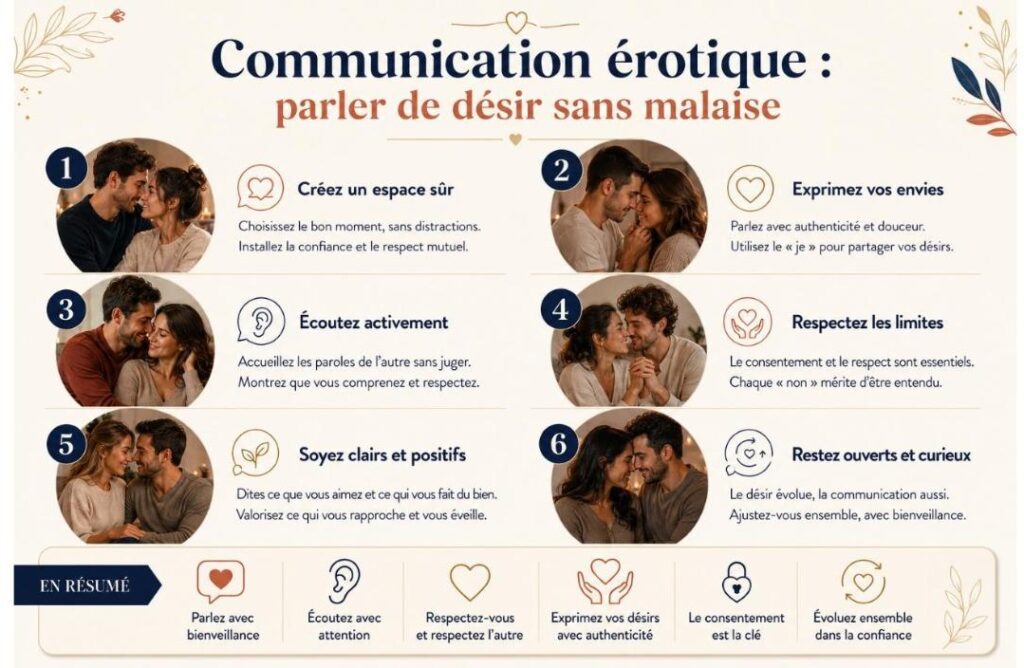 Communication érotique : parler de désir sans malaise