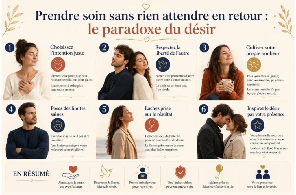 Prendre soin sans rien attendre en retour : le paradoxe du désir