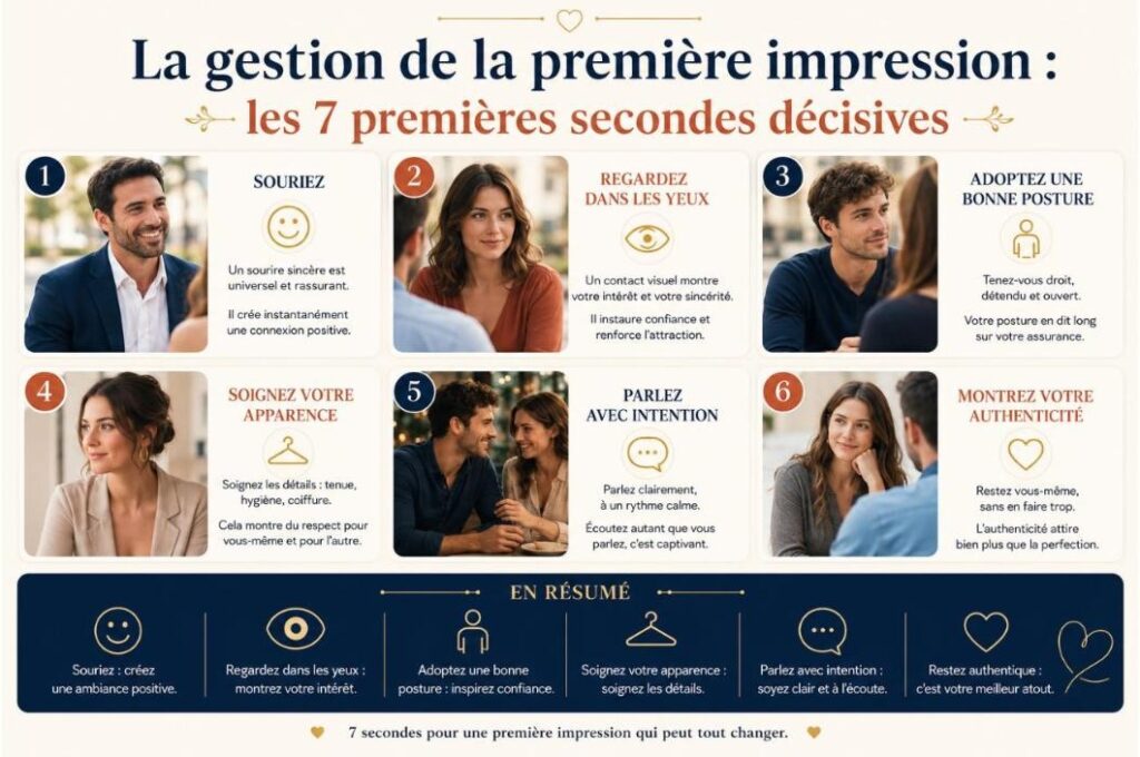 La gestion de la première impression : les 7 premières secondes décisives