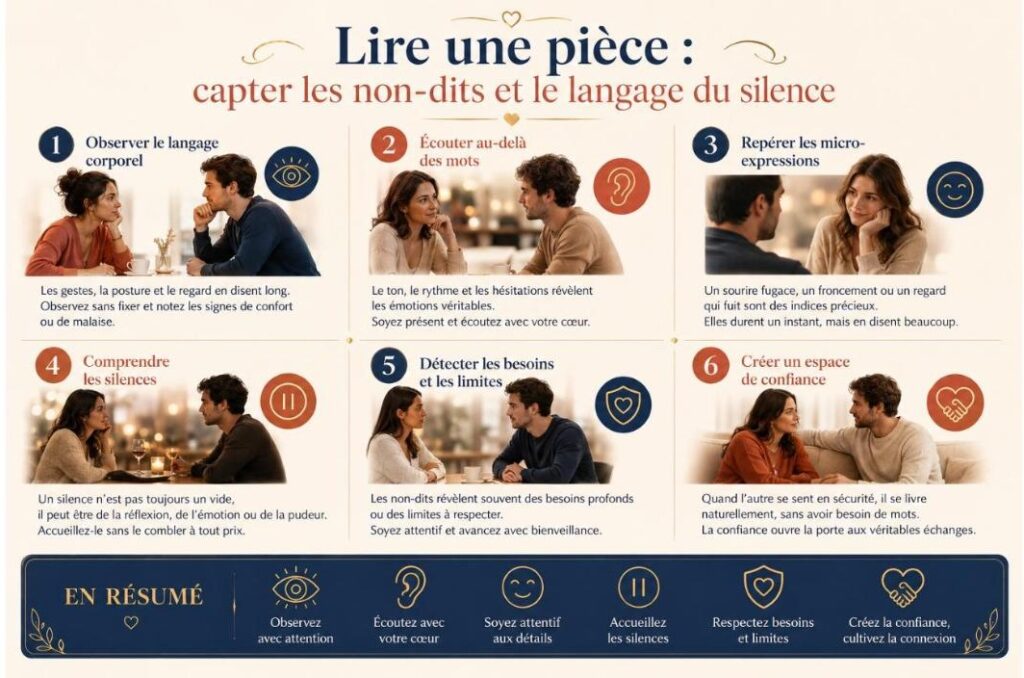 Lire une pièce : capter les non-dits et le langage du silence