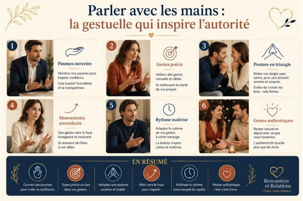 Parler avec les mains : la gestuelle qui inspire l'autorité