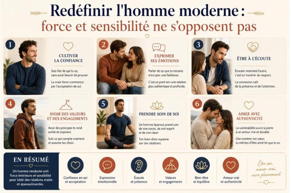 Redéfinir l'homme moderne : force et sensibilité ne s'opposent pas