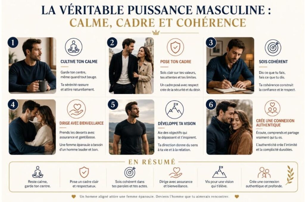 La véritable puissance masculine : calme, cadre et cohérence