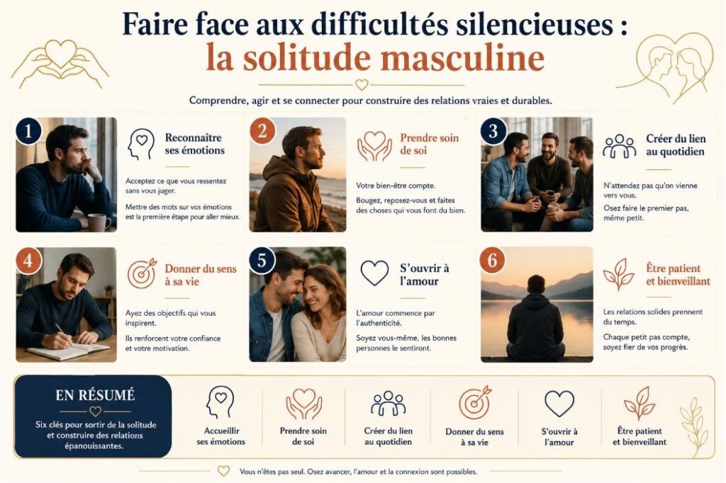 Faire face aux difficultés silencieuses : la solitude masculine