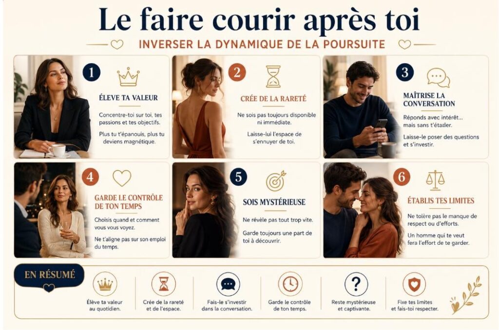 Le faire courir après toi : inverser la dynamique de la poursuite