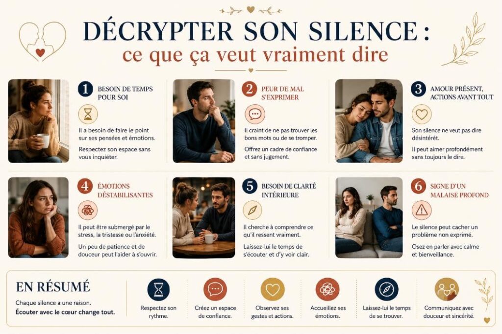 Décrypter son silence : ce que ça veut (vraiment) dire