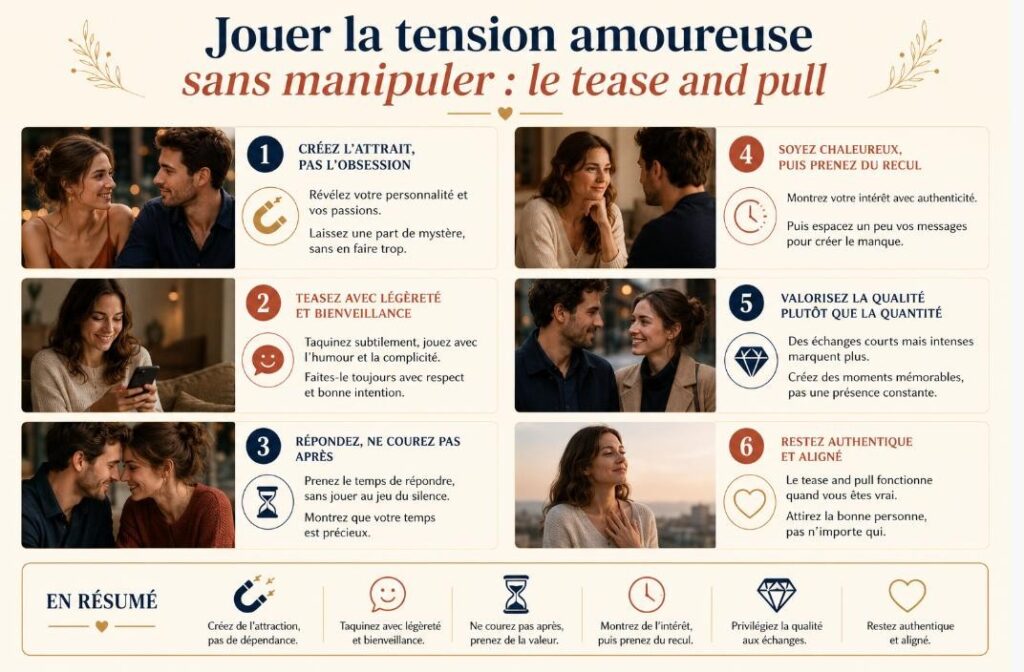 Le « Tease & Pull » : jouer la tension sans manipuler