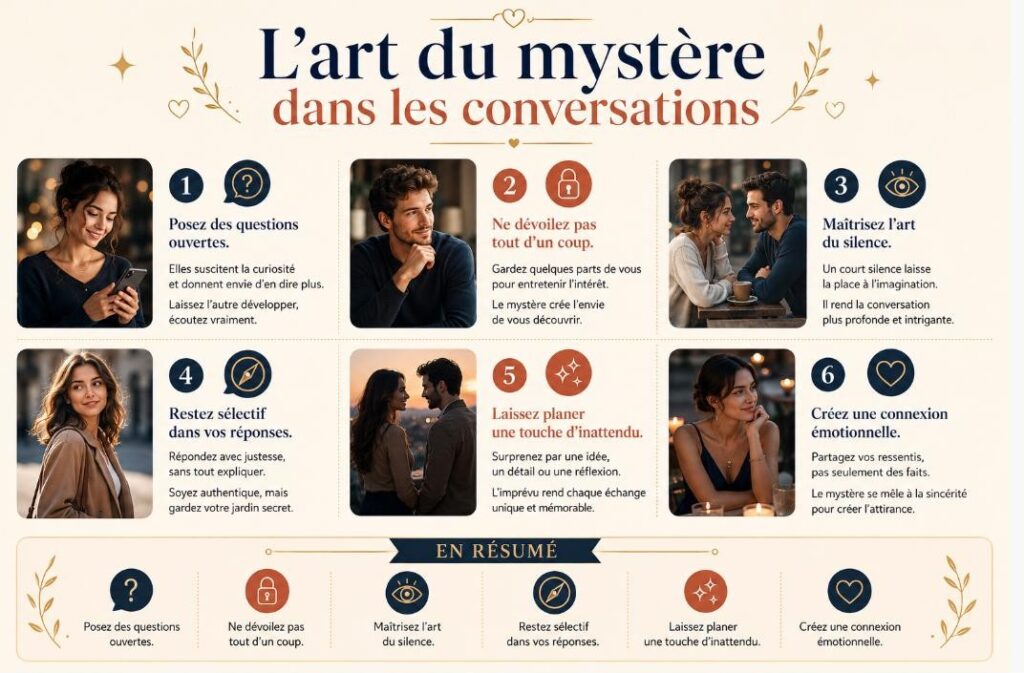 L'art du mystère dans les conversations