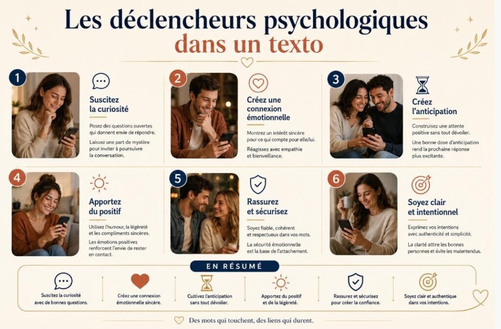 Les déclencheurs psychologiques dans un texto