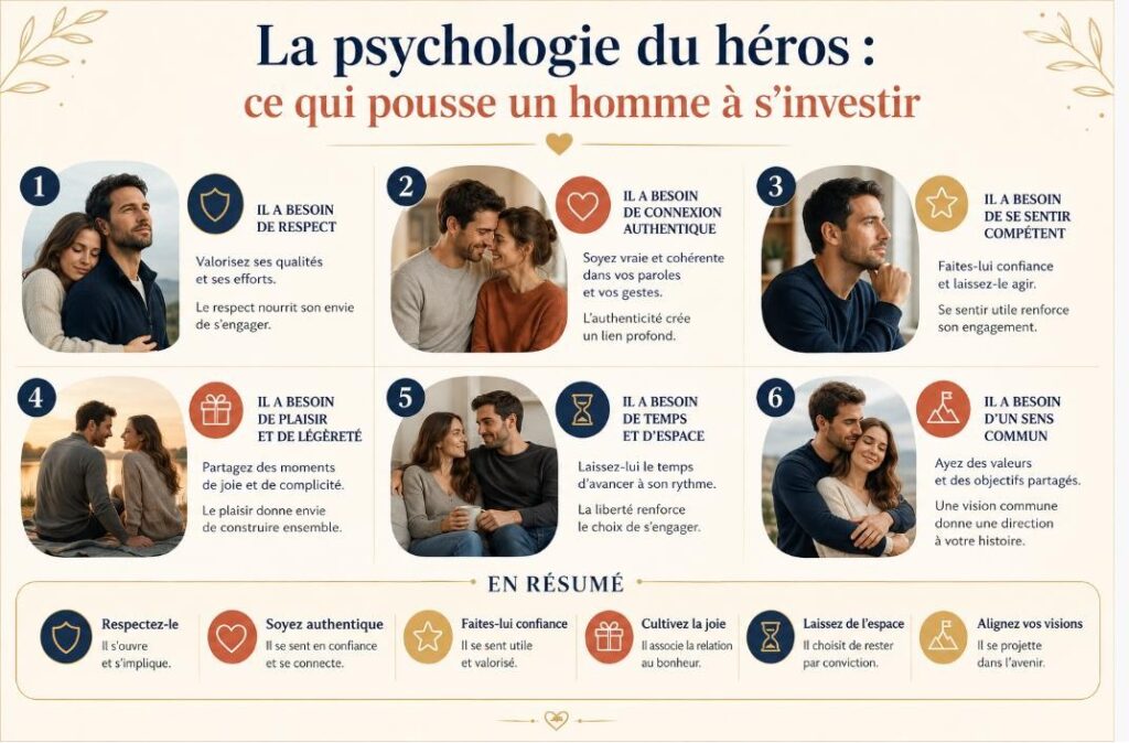 La psychologie du héros : ce qui pousse un homme à s'investir