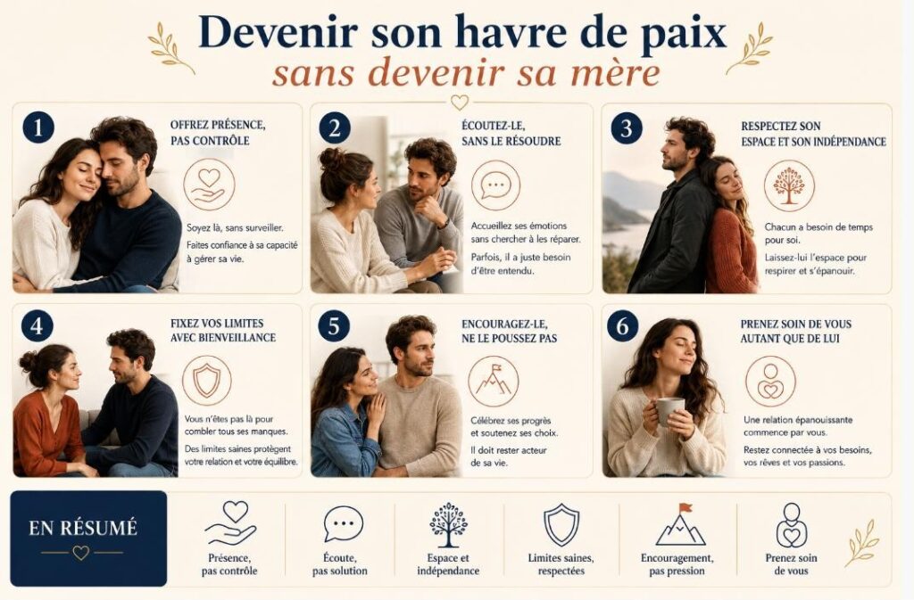 Devenir son havre de paix (sans devenir sa mère)