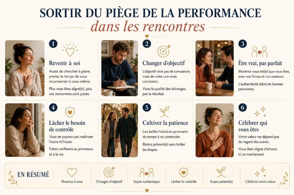Sortir du piège de la performance dans les rencontres