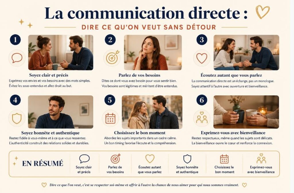 La communication directe : dire ce qu'on veut sans détour