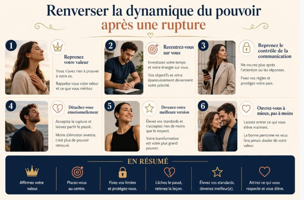 Renverser la dynamique du pouvoir après une rupture